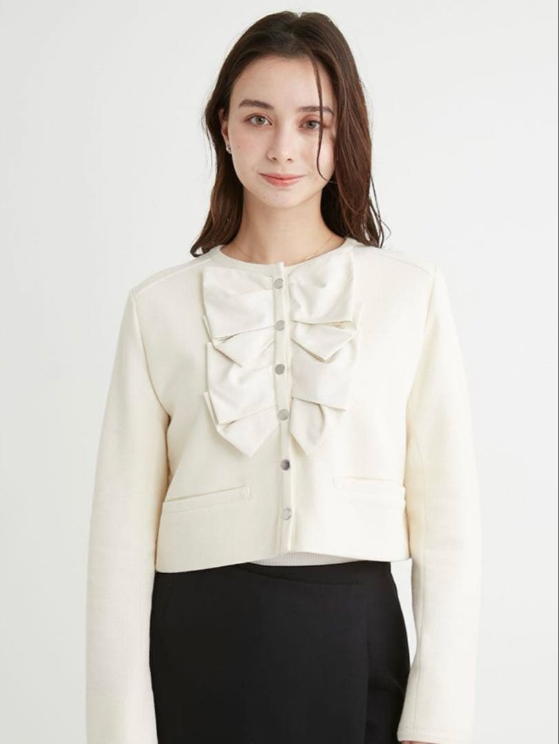 美品☆CELFORD セルフォード♡ ダブルリボンカノコジャケット 入学式卒業式