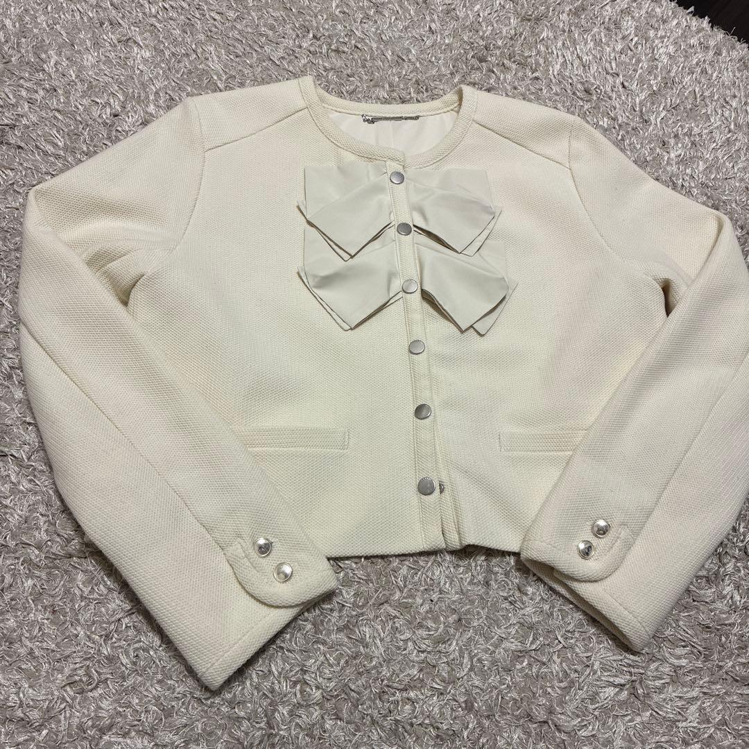 美品☆CELFORD セルフォード♡ ダブルリボンカノコジャケット 入学式卒業式