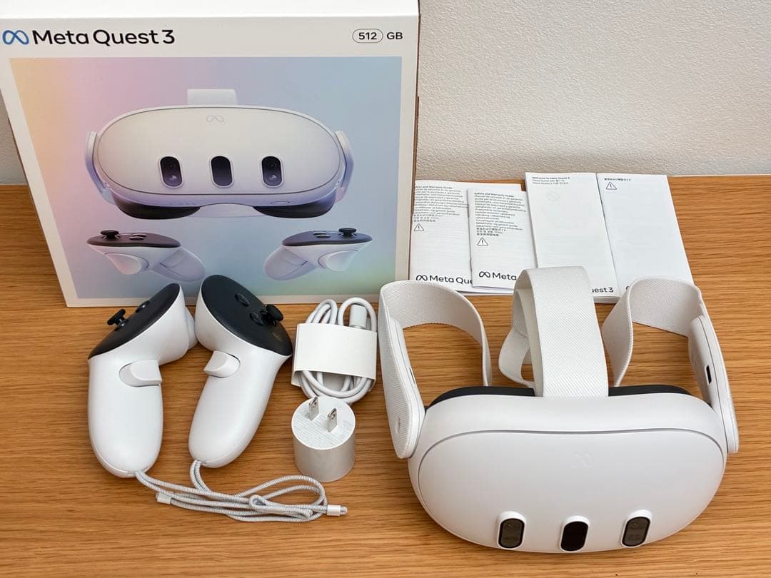  Quest 3 512GB VR・MRヘッドセット新品同様