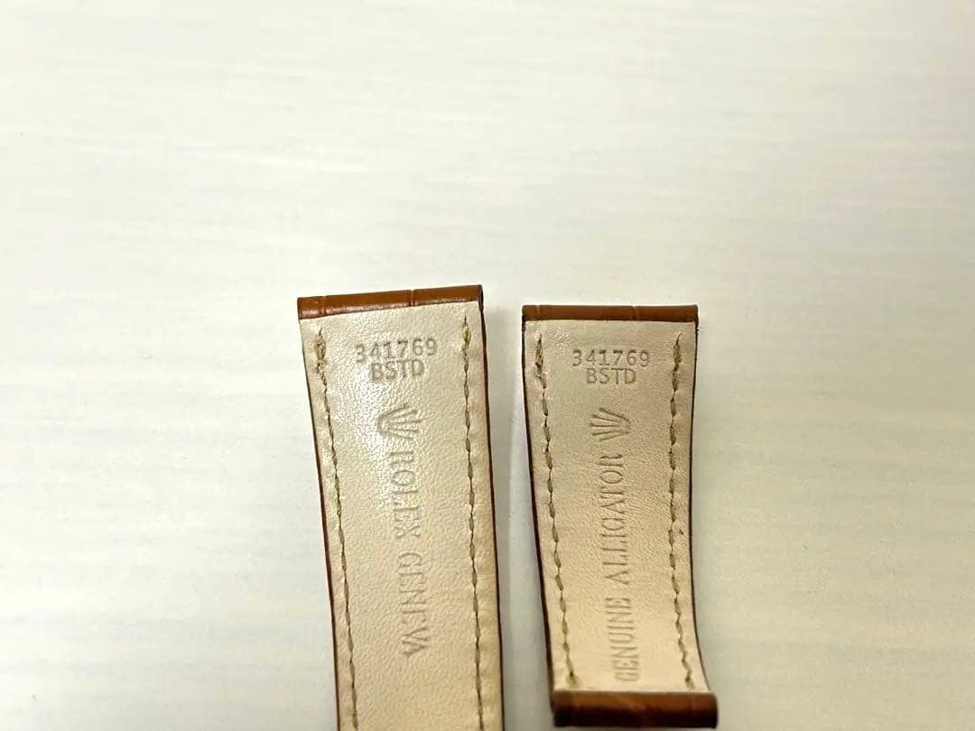 k151 ROLEX ロレックス 純正 レザーベルト ブラウン　16518G用