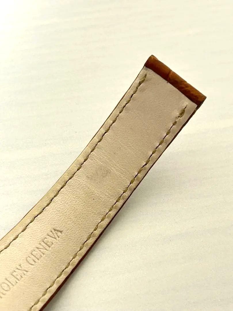 k151 ROLEX ロレックス 純正 レザーベルト ブラウン　16518G用