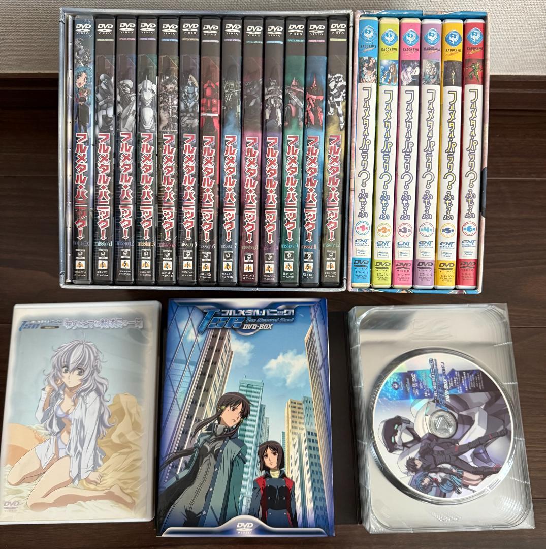フルメタル・パニック！ １期、2期、３期、OVA セル版DVD-BOX全２７巻