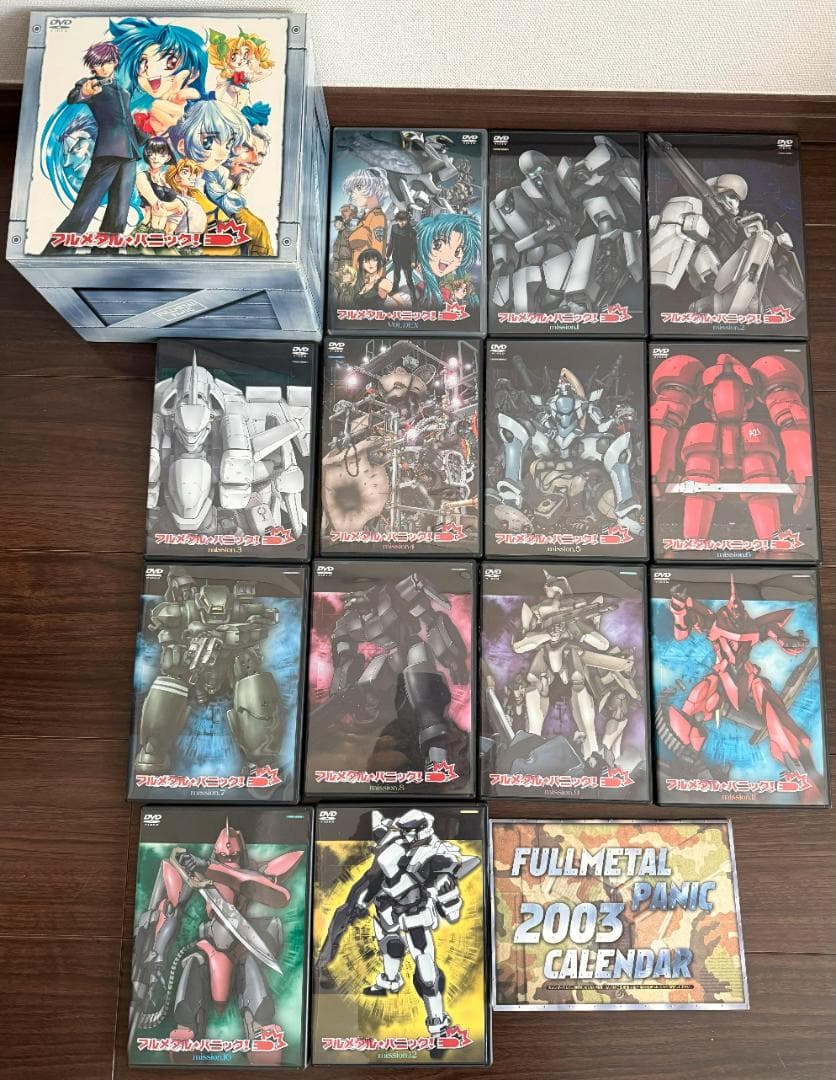 フルメタル・パニック！ １期、2期、３期、OVA セル版DVD-BOX全２７巻