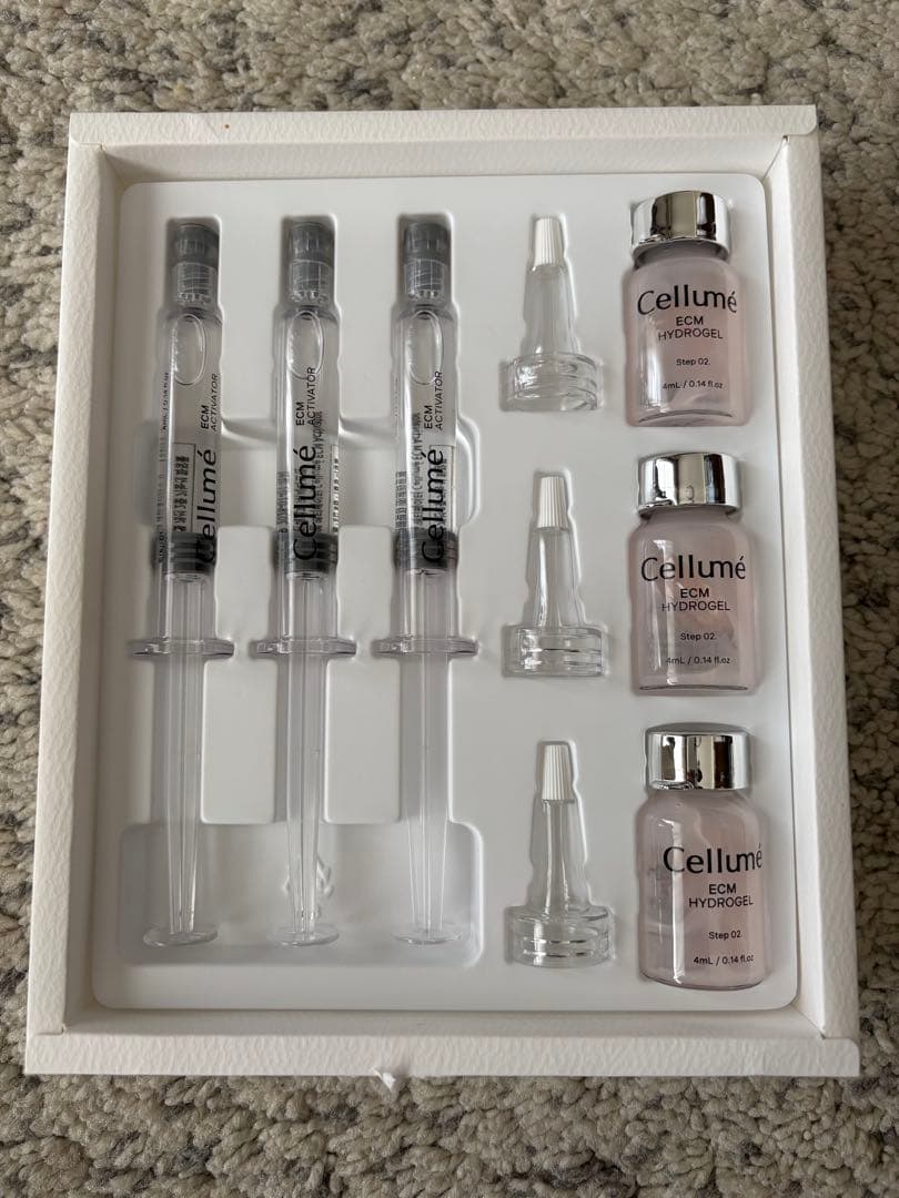 Mal.レレレさんより購入Cellume ECMアンプルプログラム4ml3セット