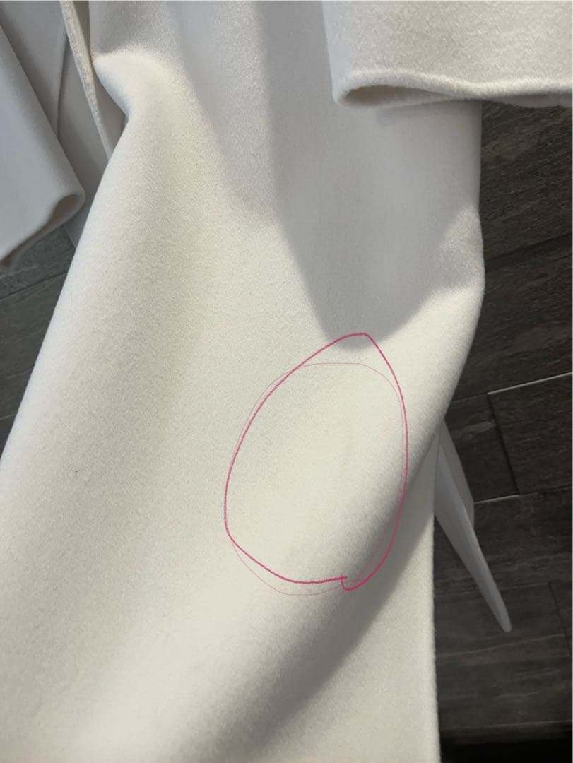 新品タグ付き ルシェルブルー♡フードダブルフェイスコート