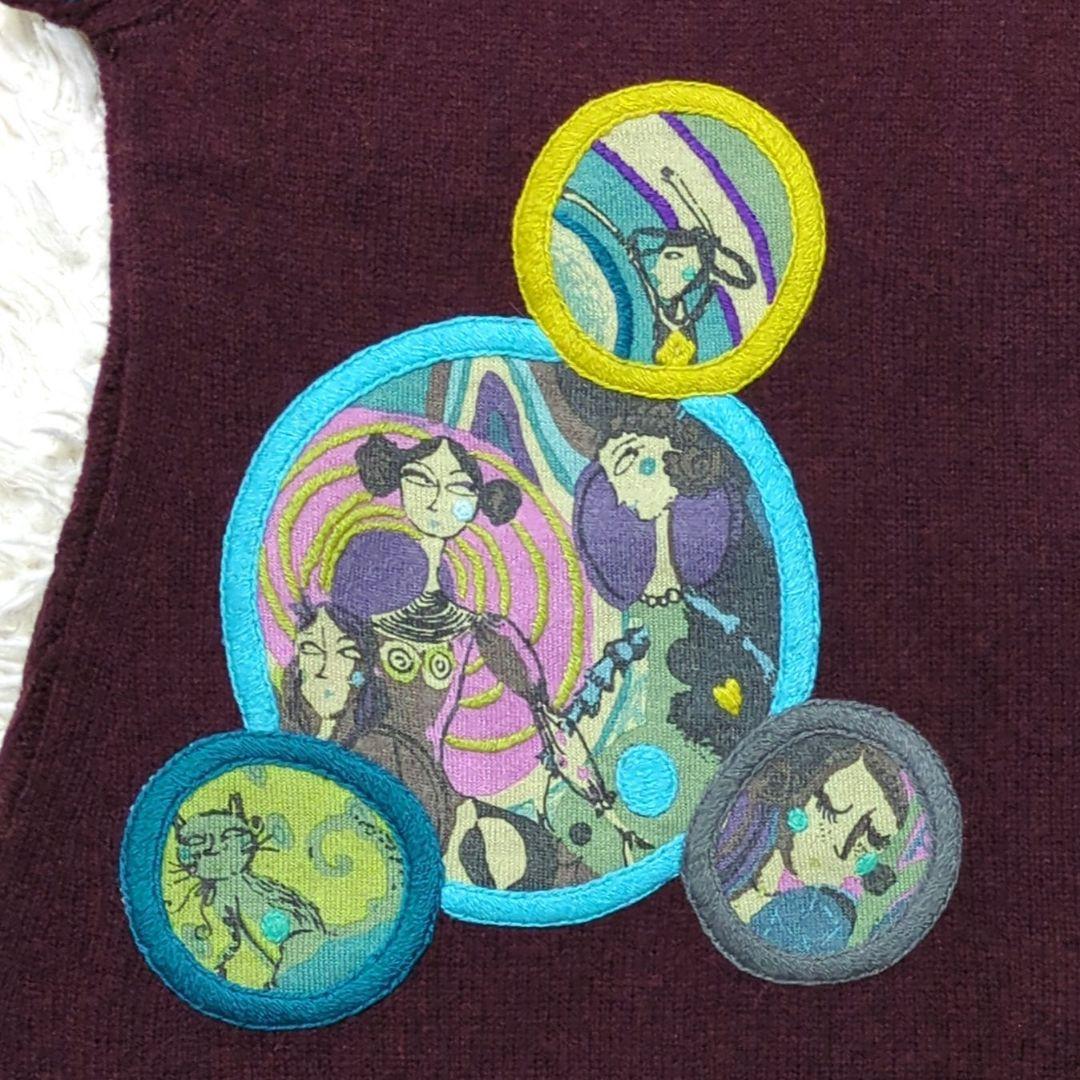 TOKUKO 1er VOL　トクコ　ニット チュニック　女性　猫　馬　鳥さん