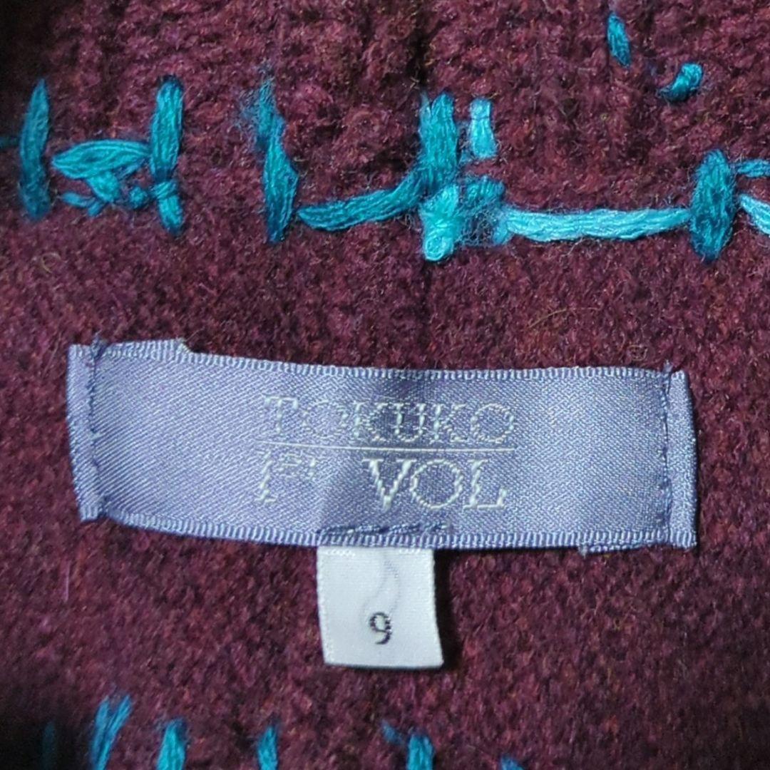 TOKUKO 1er VOL　トクコ　ニット チュニック　女性　猫　馬　鳥さん