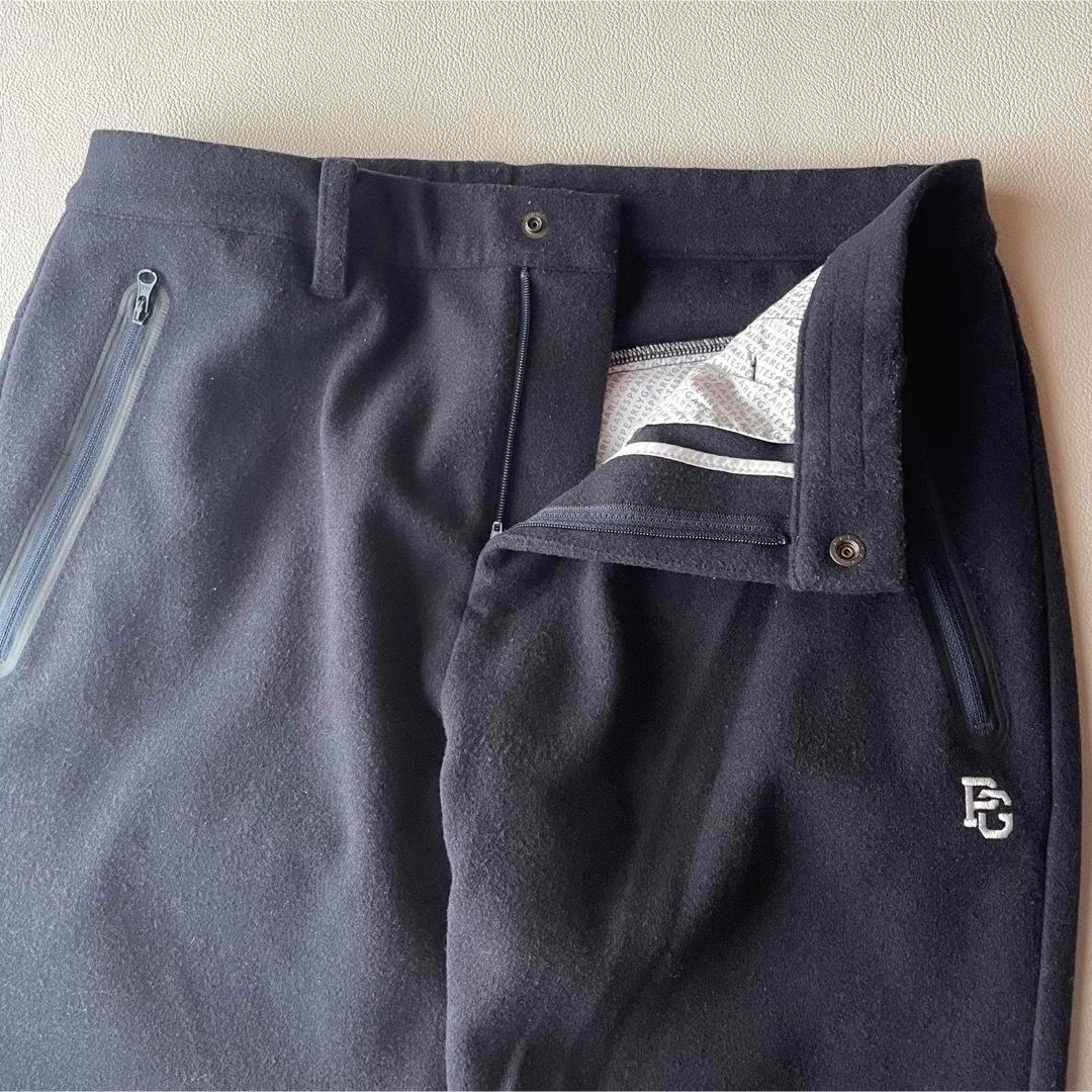 5514【美品】パーリーゲイツ スウェットパンツ ワッペン 23AW ネイビー