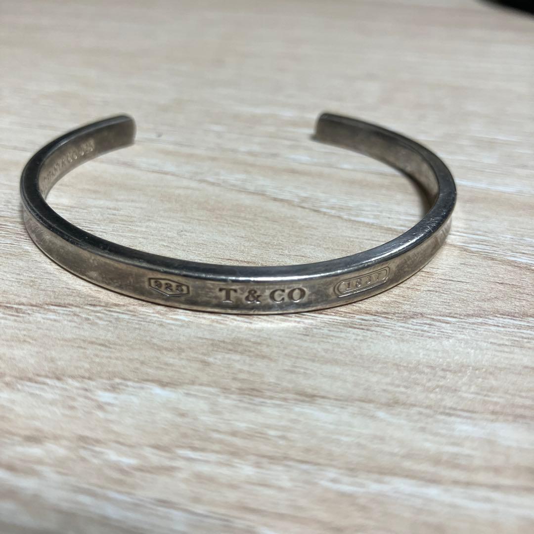 TIFFANY&Co ティファニー ナロー バングル 1837 カフ