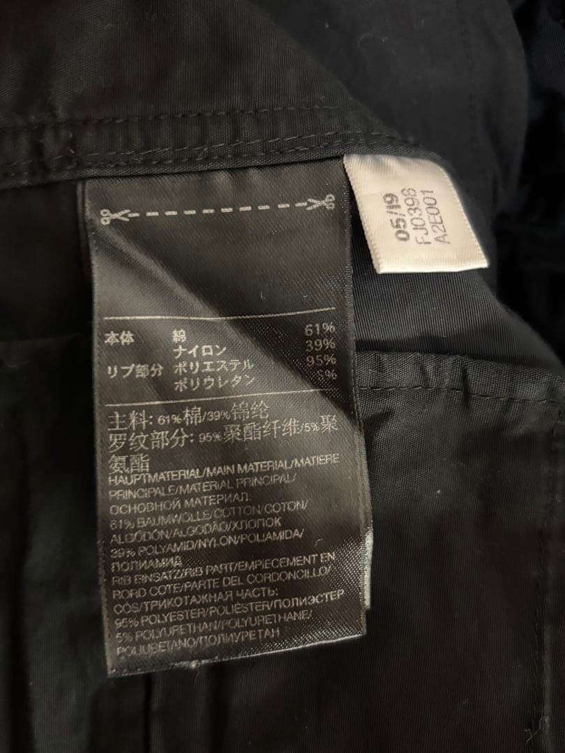 Y-3 ナイロン カーゴパンツ Black M