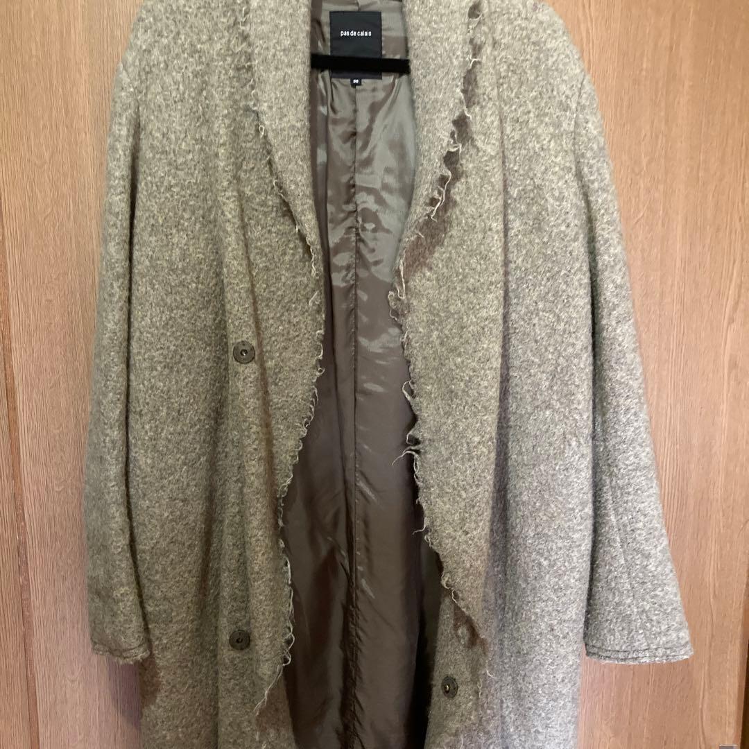 『とらまめ』　パドカレ　ロングコート　ベージュ