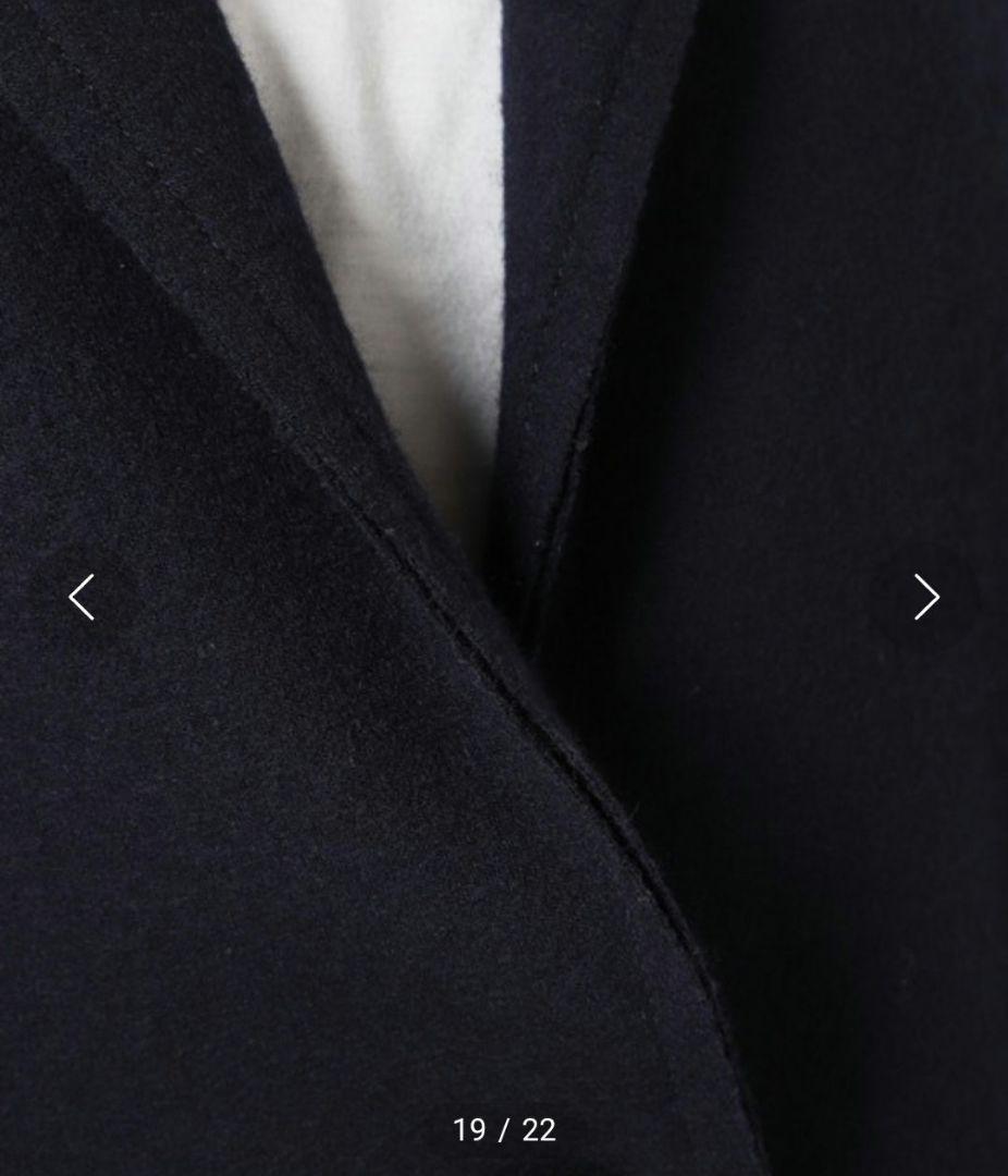 美品　FRAMeWORK　スムースウールジャケット　紺ブレ　金ボタン　M