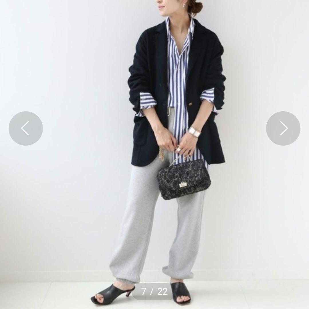 美品　FRAMeWORK　スムースウールジャケット　紺ブレ　金ボタン　M