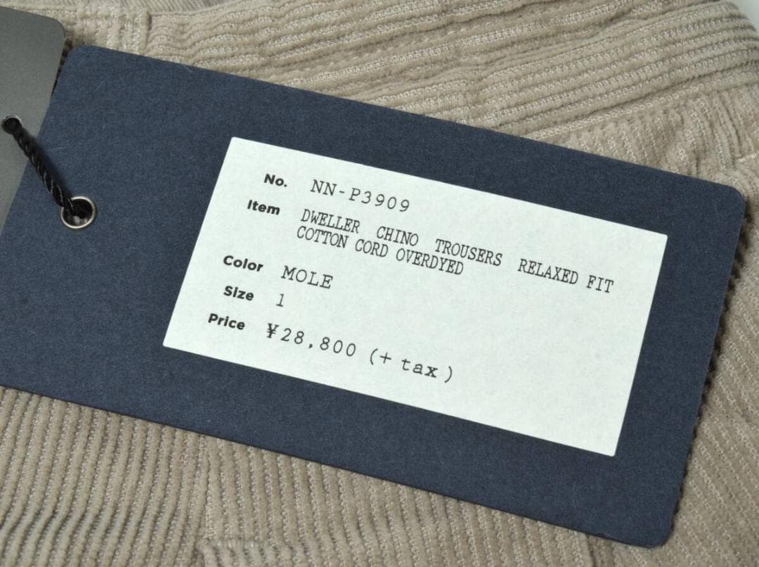 未使用 nonnative ノンネイティブ コーデュロイ パンツ 1