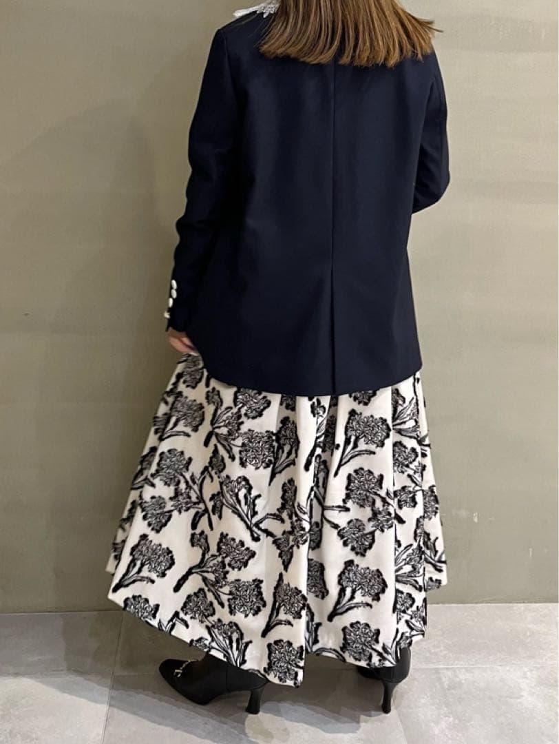 リリーブラウン　アタッチドレースカラーダブルJK