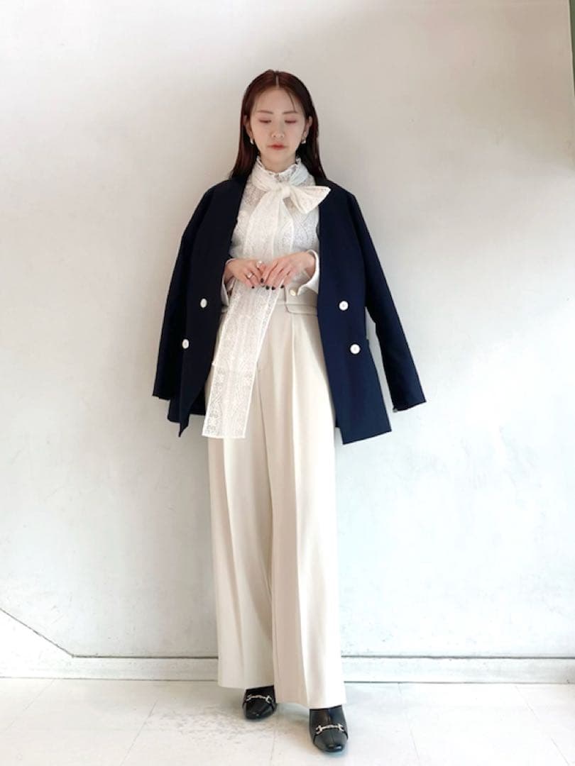 リリーブラウン　アタッチドレースカラーダブルJK