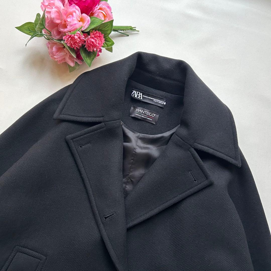 セール　極美品　ザラ　MANTECO オーバーサイズウールコート　ドルマンXXS