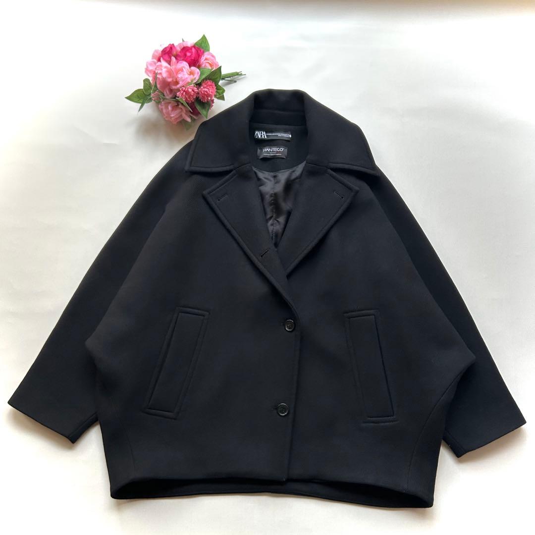 セール　極美品　ザラ　MANTECO オーバーサイズウールコート　ドルマンXXS