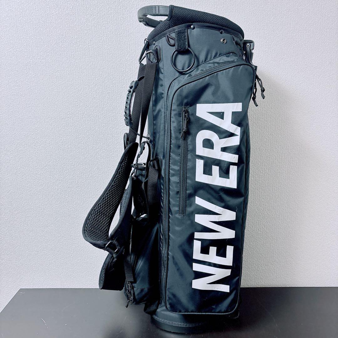 NEW ERA ニューエラ スタンド式 キャディバッグ 9型 美品 黒　綺麗