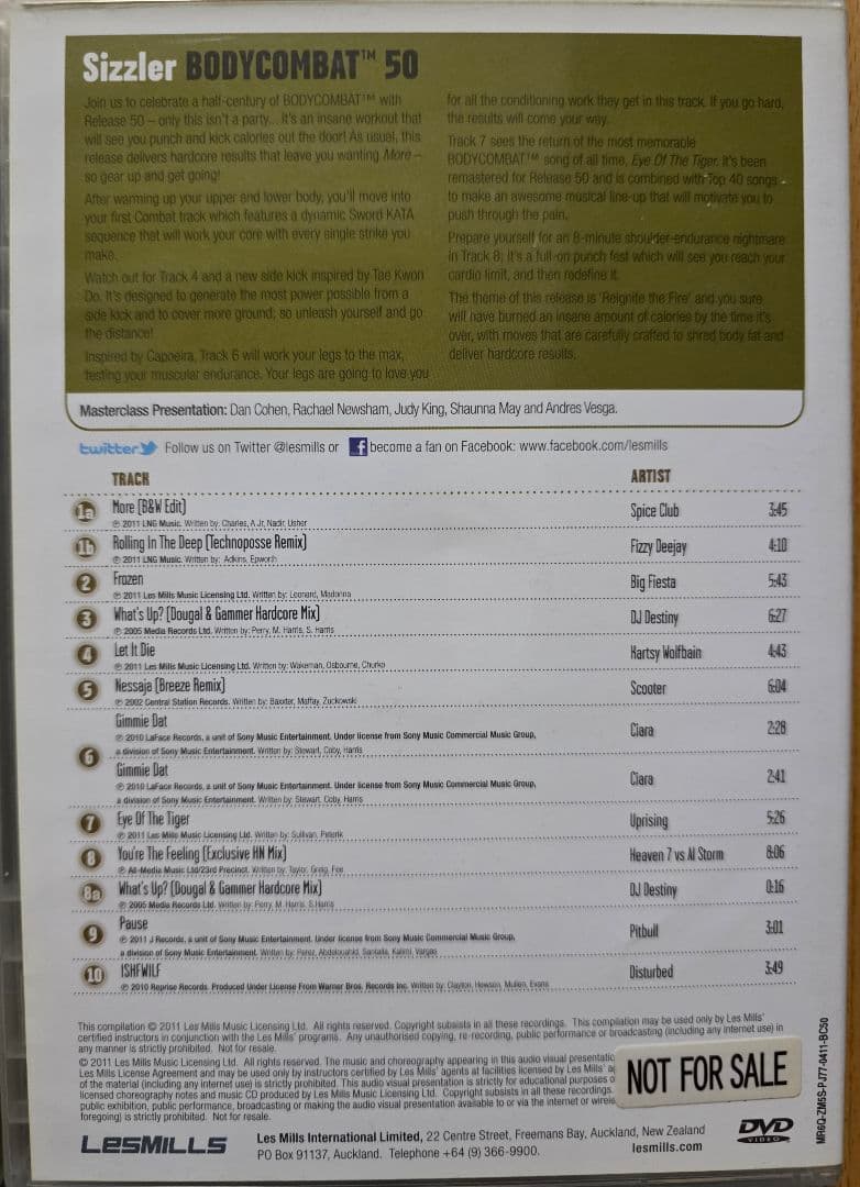 ボディコンバット DVD