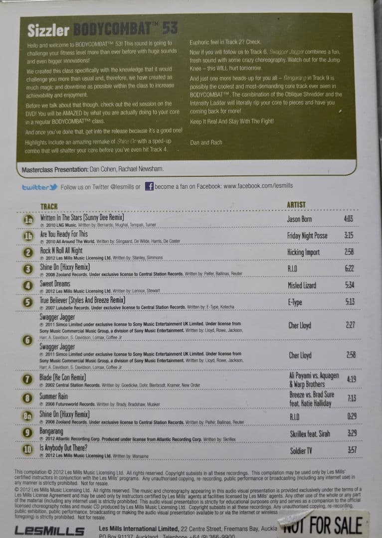 ボディコンバット DVD