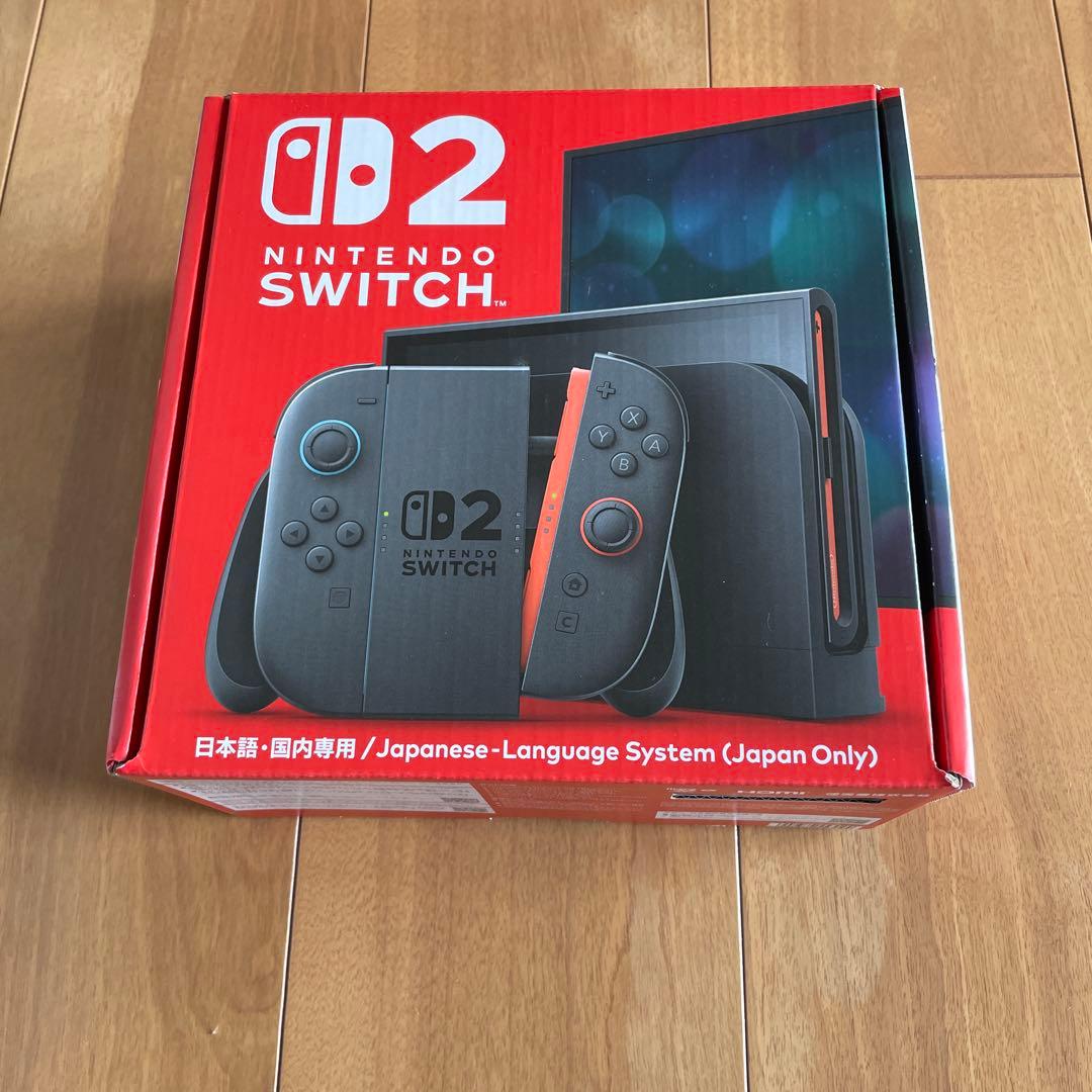 ニンテンドーSwitch2本体　新品未開封！梱包済日本語対応　保証レシート付き