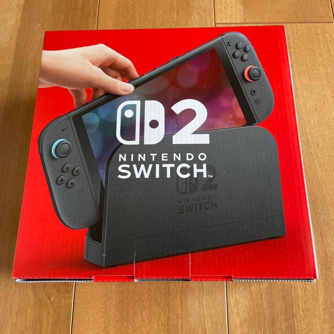 ニンテンドーSwitch2本体　新品未開封！梱包済日本語対応　保証レシート付き
