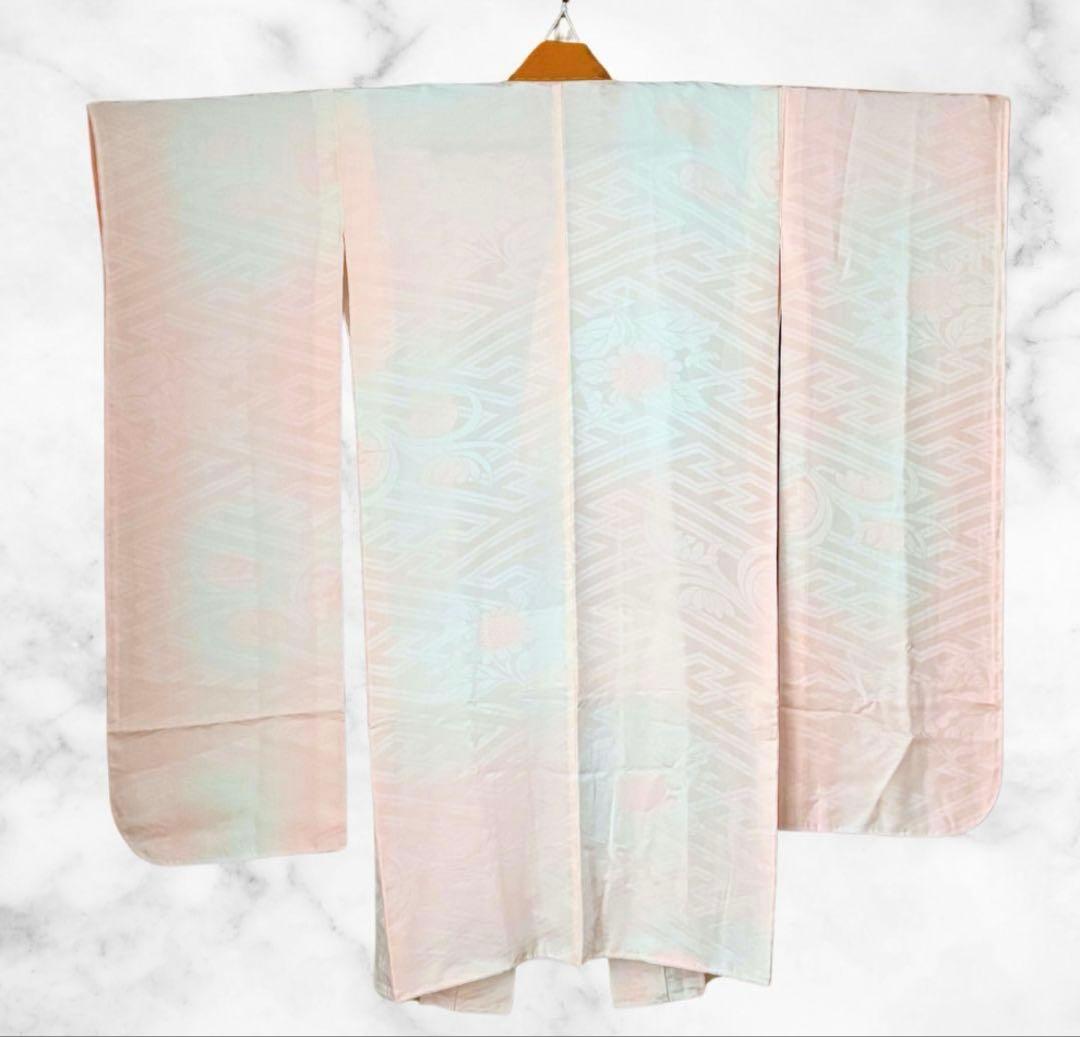 振袖 フルセット 身丈158 紅型 紺色 蝶 沖縄 個性的 型染