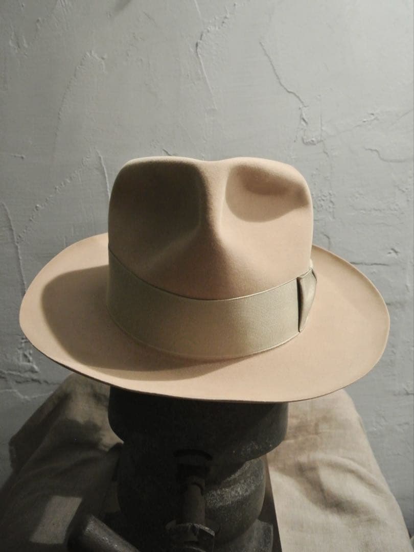 帽子 40s Vintage STETSON 3X Beaver 7 3/8 59cm