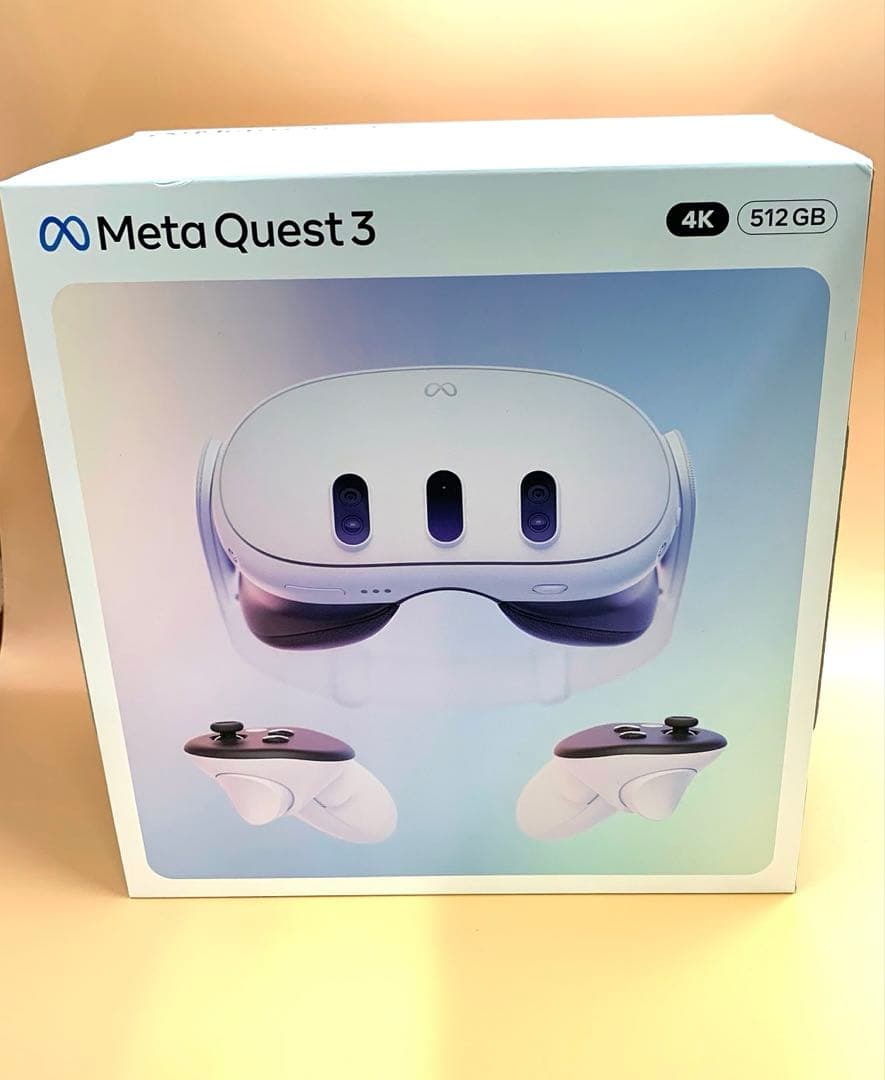 【美品】 Quest3 512GB 4K解像度 VRヘッドセット