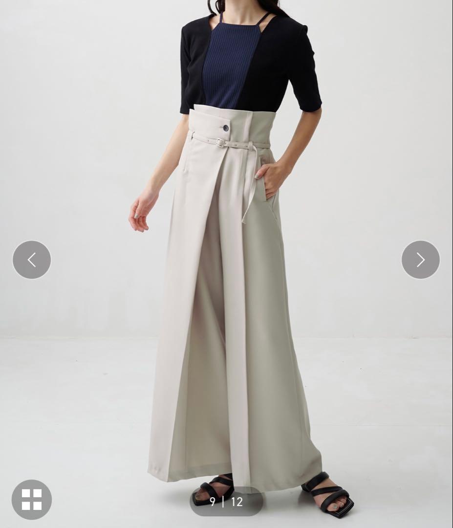 UNITED TOKYO タックワイドパンツ