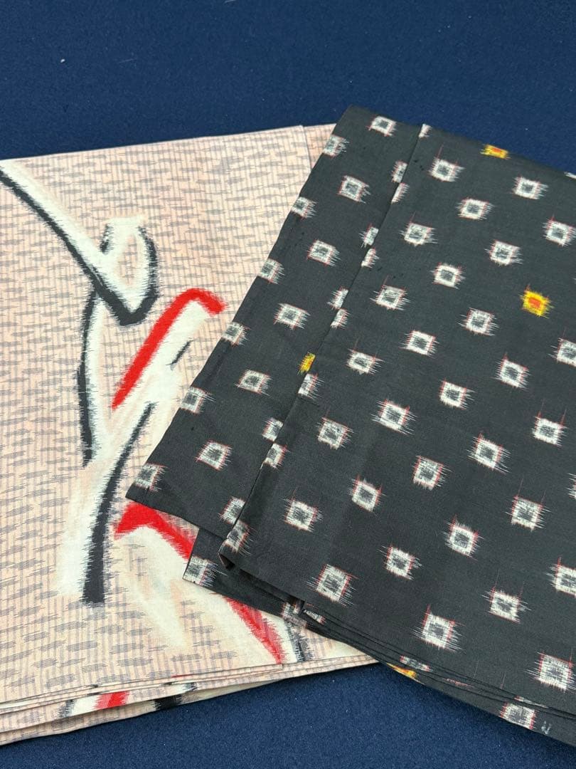 J-4アンティーク銘仙リメイク材料おまとめ売り着物１５枚正絹