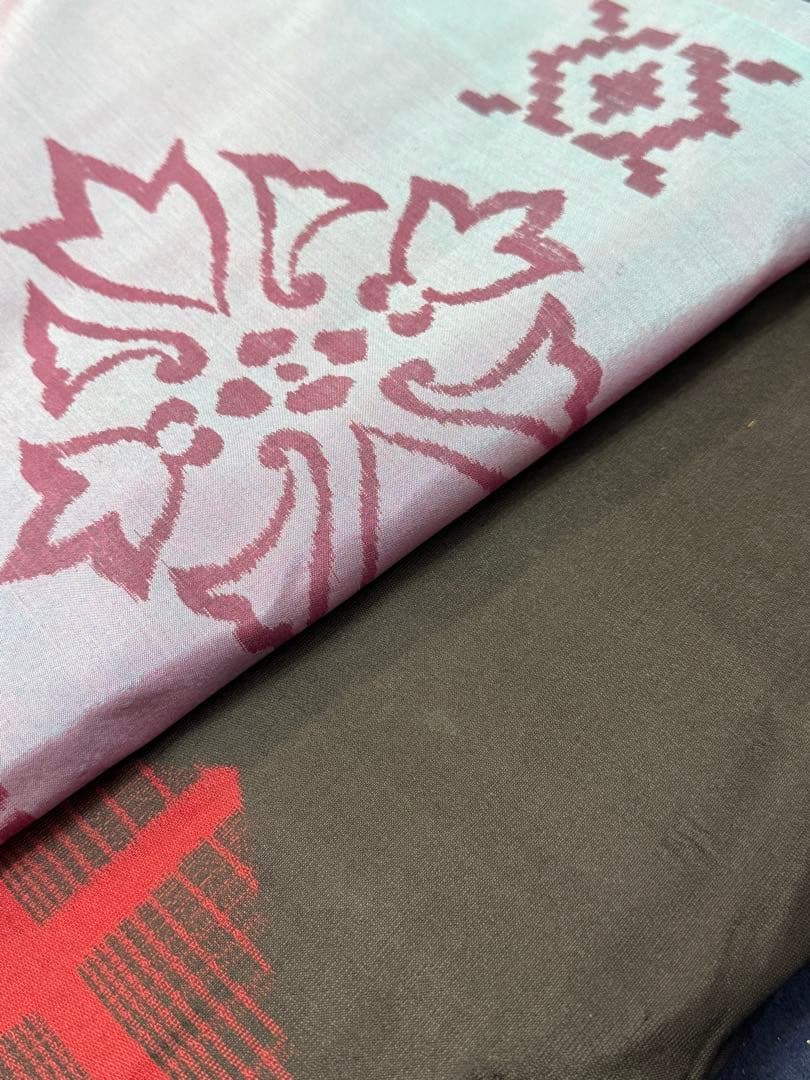 J-4アンティーク銘仙リメイク材料おまとめ売り着物１５枚正絹