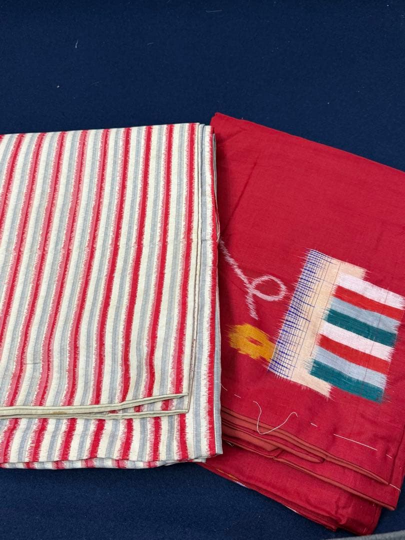 J-4アンティーク銘仙リメイク材料おまとめ売り着物１５枚正絹