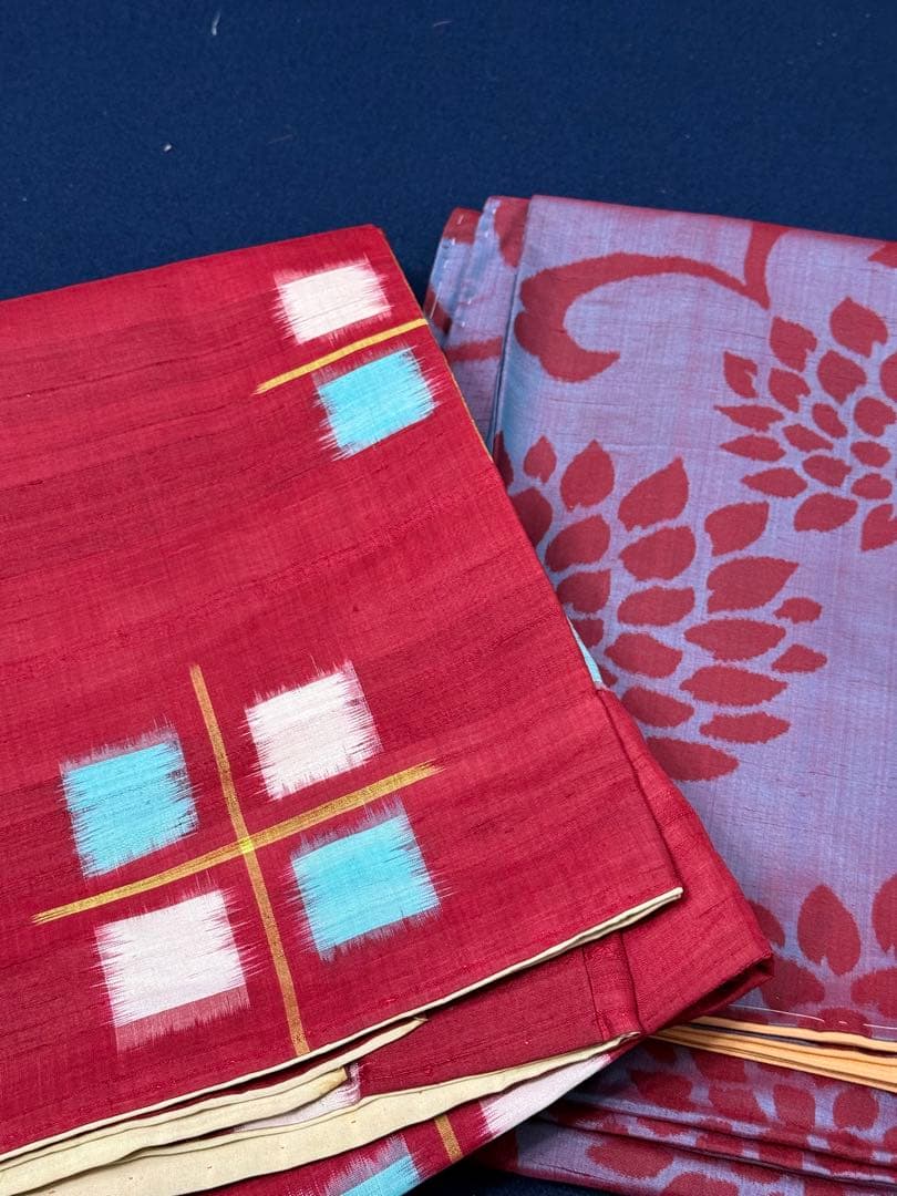 J-4アンティーク銘仙リメイク材料おまとめ売り着物１５枚正絹