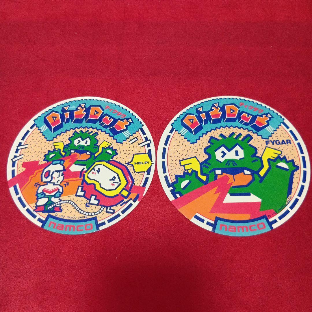 昭和レトロ　ディグダグ ステッカーセット２種