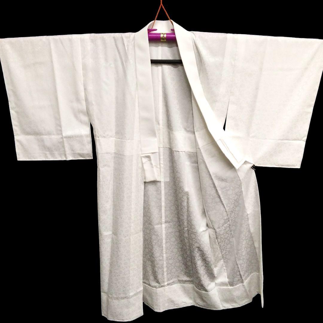 【英】はなぶさ　上質　長襦袢　菊唐草　白　新品　　#1619