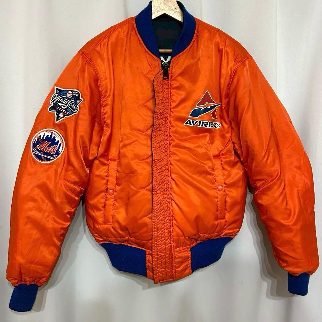 avirex ×MLB MA-1 yankees mets リバーシブル