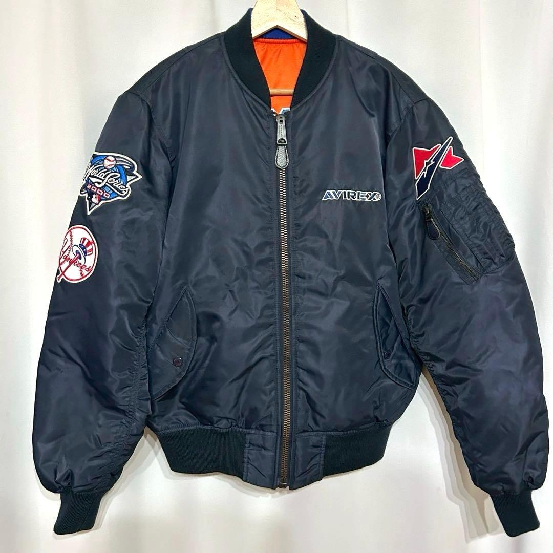 avirex ×MLB MA-1 yankees mets リバーシブル