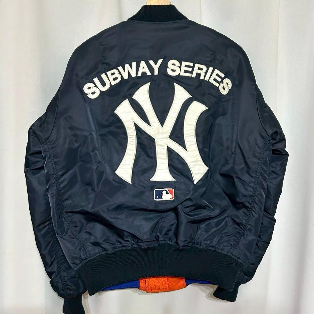 avirex ×MLB MA-1 yankees mets リバーシブル