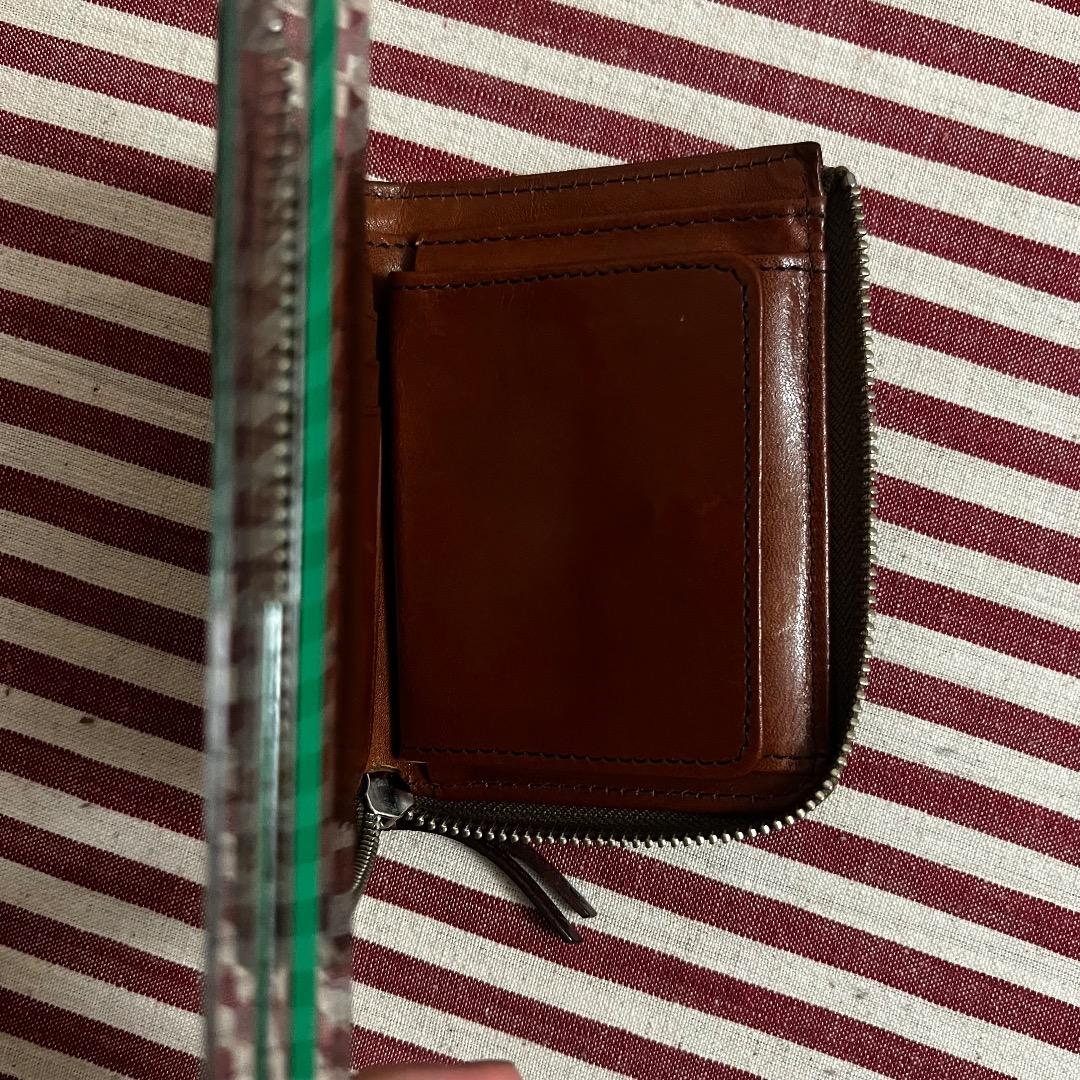 SLOW bridle Lzip middle wallet 二つ折り財布