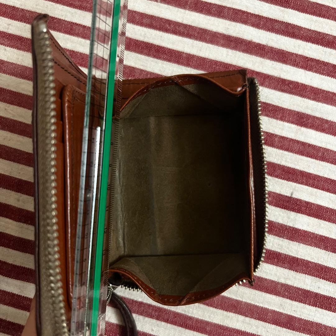 SLOW bridle Lzip middle wallet 二つ折り財布