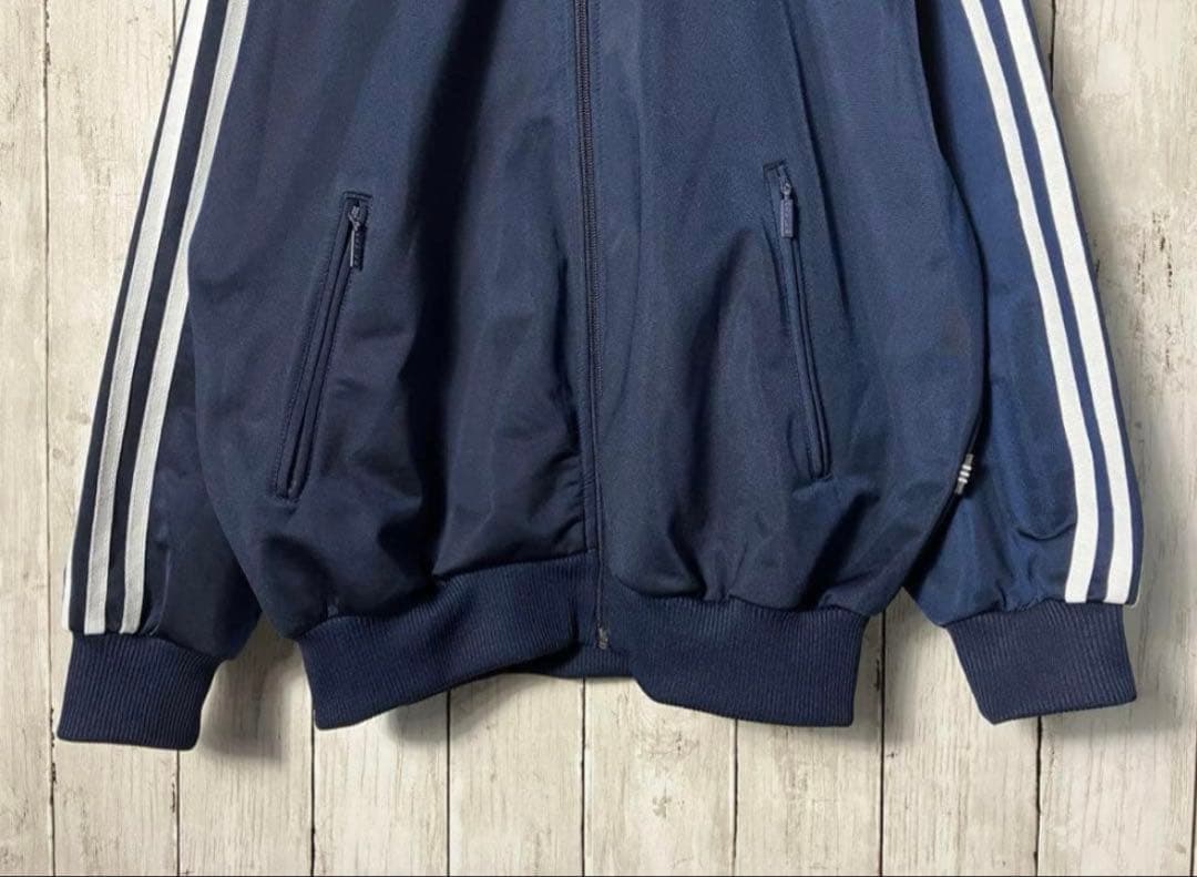 最終価格90s adidas トラックジャケット ファイヤーバード ネイビー