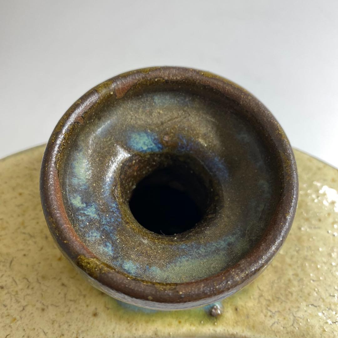 人間国宝　金城次郎　壷屋焼　徳利　最大幅約25㎝　東Y7-0214☆2Fトヒウ