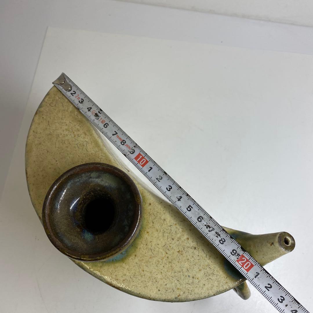 人間国宝　金城次郎　壷屋焼　徳利　最大幅約25㎝　東Y7-0214☆2Fトヒウ