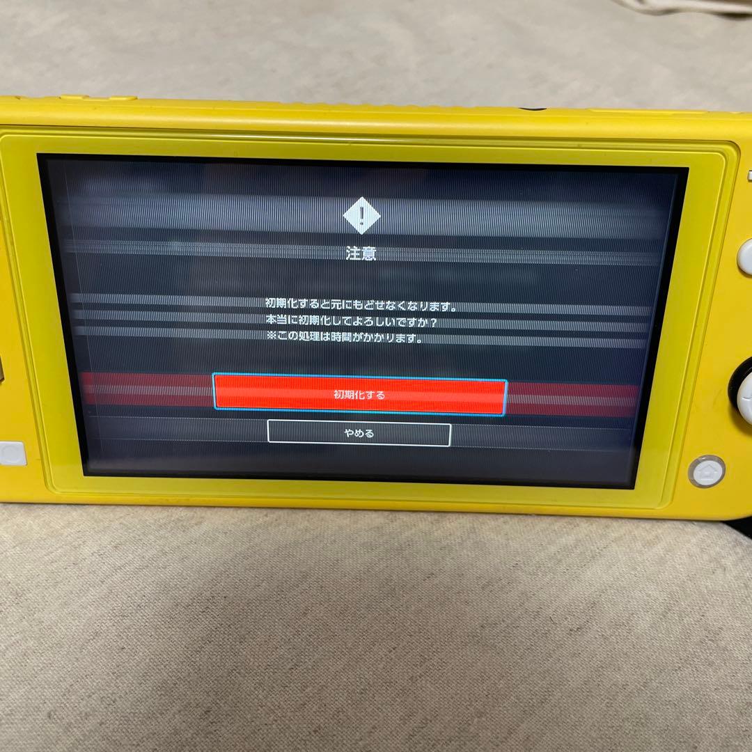 【ジャンク品】Nintendo Switch Liteイエロー