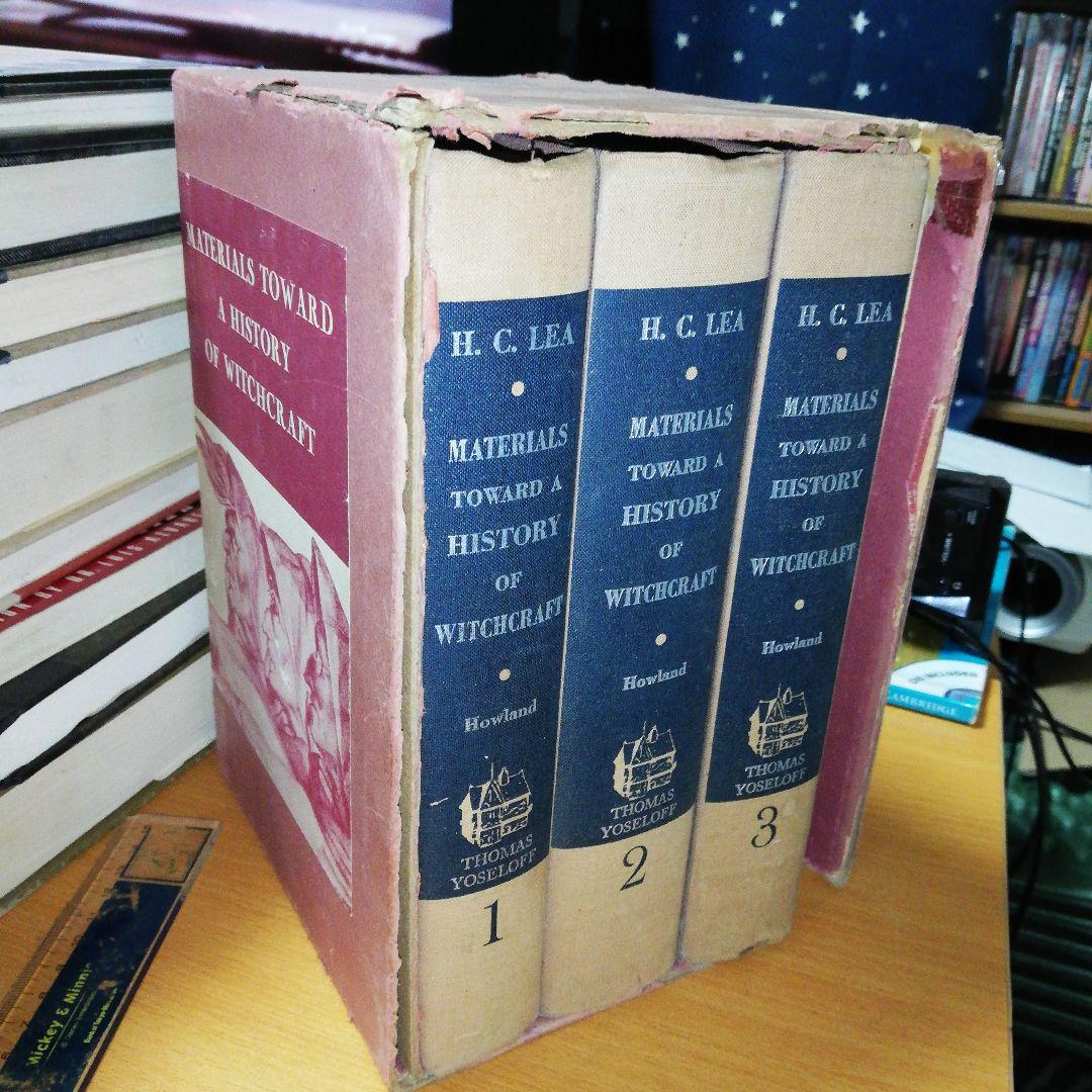 洋書 Materials Toward History Witchcraft -Lea