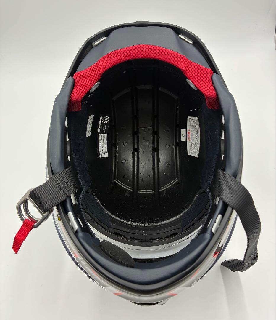 【ジャンク品扱い】　SHOEI ヘルメットブラック　Lサイズ　ブラック/レッド