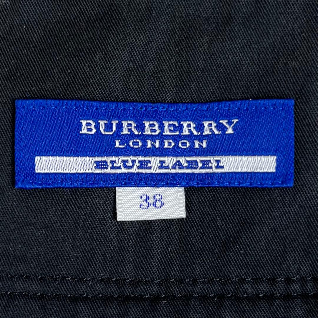 OK様　【美品】バーバリーブルーレーベル ノバチェック プリーツ ラップスカート