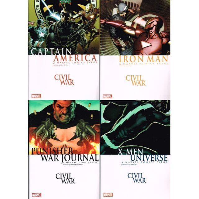 ■4冊【シビルウォーシリーズ】キャプテン・アメリカ★アイアンマン★X-MEN★